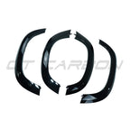 LAND ROVER DEFENDER L663 90 GLOSS BLACK WIDE ARCH FENDERS