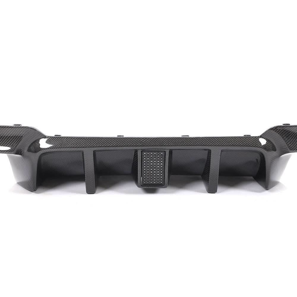 LED Style Carbon Fibre Rear Diffuser for BMW F10 5 Series 10-17