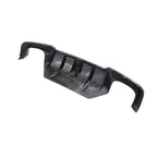 LED Style Carbon Fibre Rear Diffuser for BMW F10 5 Series 10-17