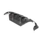 LED Style Carbon Fibre Rear Diffuser for BMW F10 5 Series 10-17
