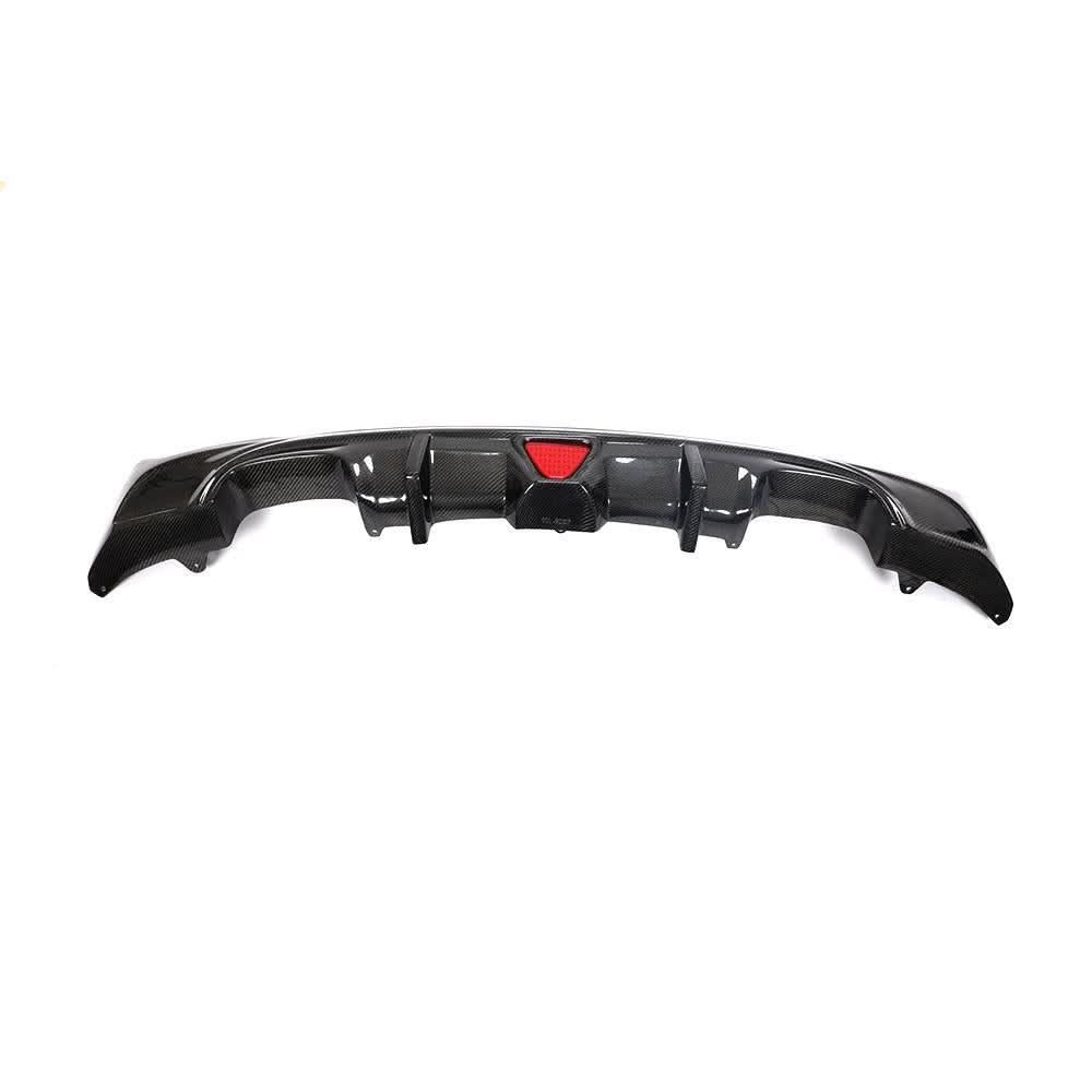 LED Style Carbon Fibre Rear Diffuser for BMW F22 2 Series M Sport 14-21