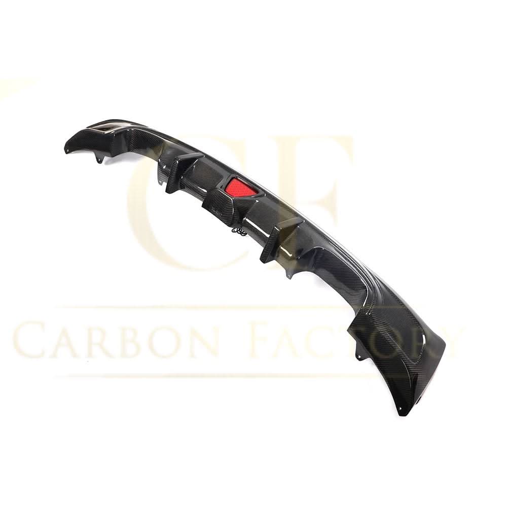 LED Style Carbon Fibre Rear Diffuser for BMW F22 2 Series M Sport 14-21