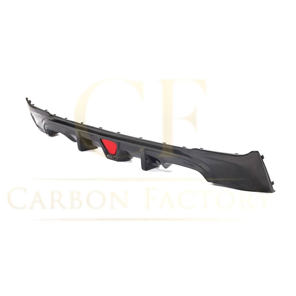LED Style Carbon Fibre Rear Diffuser for BMW F22 2 Series M Sport 14-21
