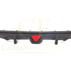 LED Style Carbon Fibre Rear Diffuser for BMW F22 2 Series M Sport 14-21