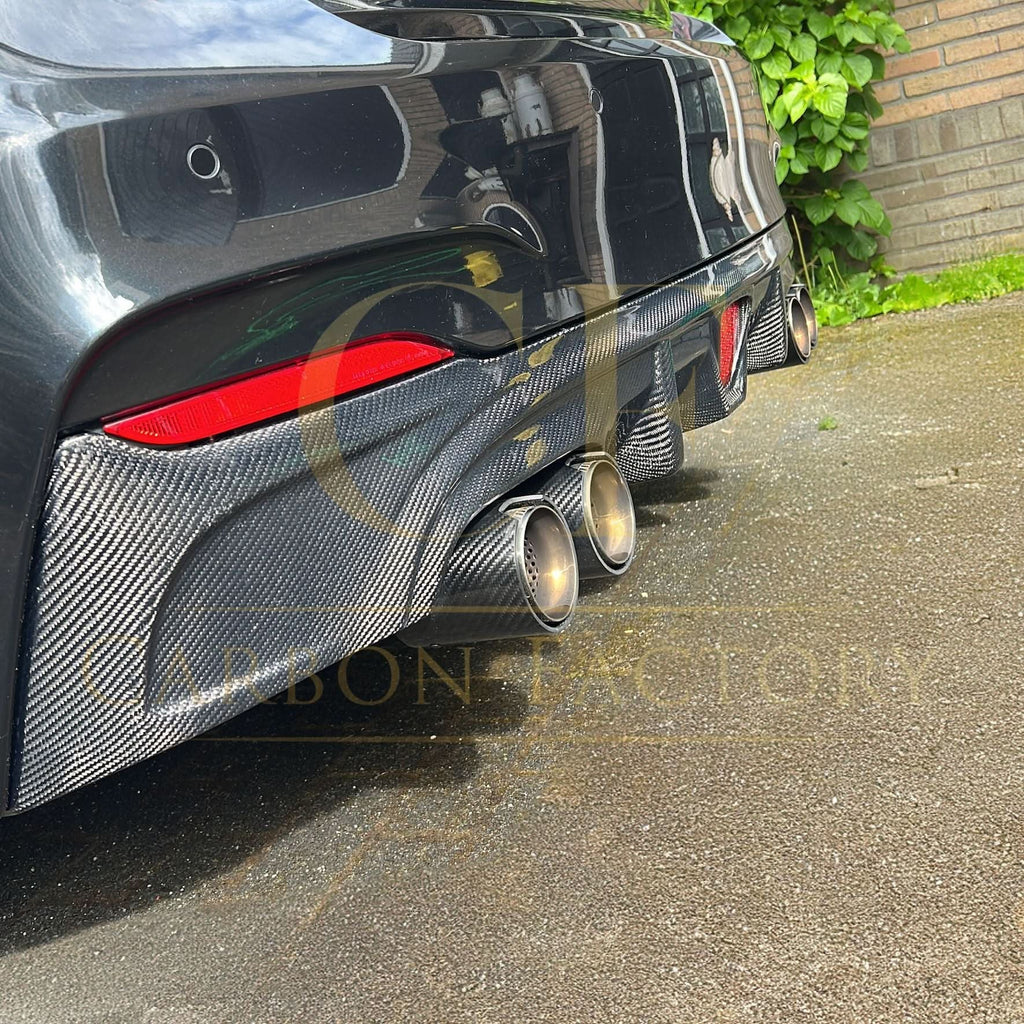 LED Style Carbon Fibre Rear Diffuser for BMW F22 2 Series M Sport 14-21