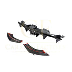 LED Style Carbon Fibre Rear Diffuser for BMW F87 F87C M2 16-21