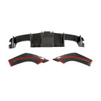 LED Style Carbon Fibre Rear Diffuser for BMW F87 F87C M2 16-21