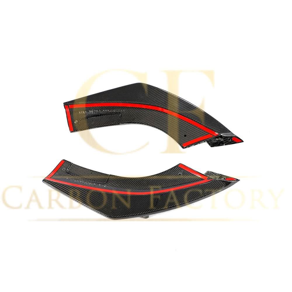 LED Style Carbon Fibre Rear Diffuser for BMW F87 F87C M2 16-21