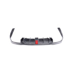 LED Style Carbon Fibre Rear Diffuser + Exhaust tips for Mercedes W213 E Class Saloon 16-20