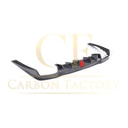 LED Style Carbon Fibre Rear Diffuser + Exhaust tips for Mercedes W213 E Class Saloon 16-20