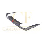 LED Style Carbon Fibre Rear Diffuser + Exhaust tips for Mercedes W213 E Class Saloon 16-20