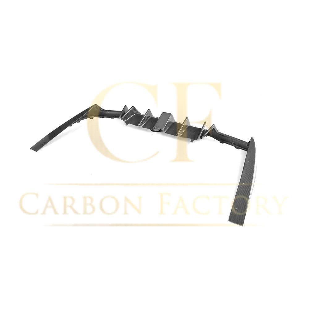LED Style Carbon Fibre Rear Diffuser + Exhaust tips for Mercedes W213 E Class Saloon 16-20