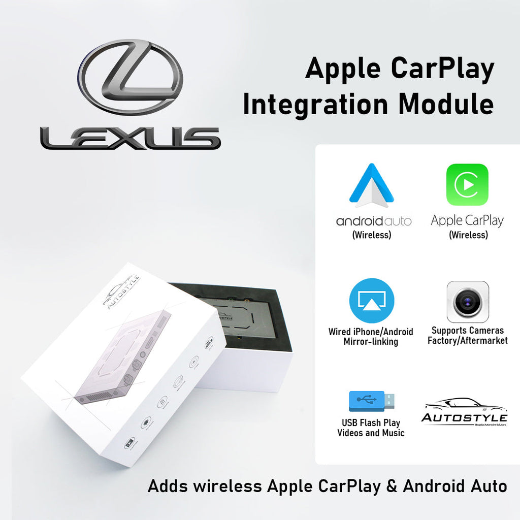 Wireless Apple CarPlay/Android Auto for Lexus ES (2018-2020)