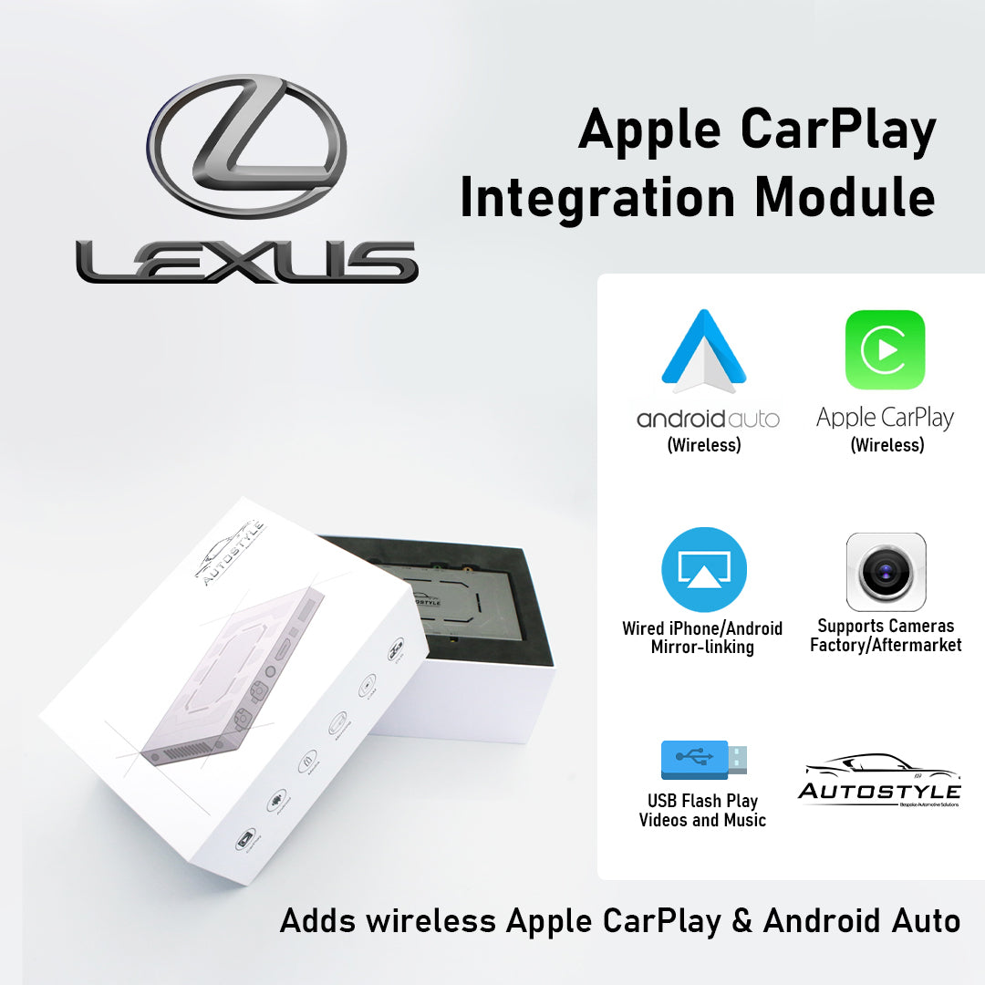 Wireless Apple CarPlay/Android Auto for Lexus ES (2018-2020)