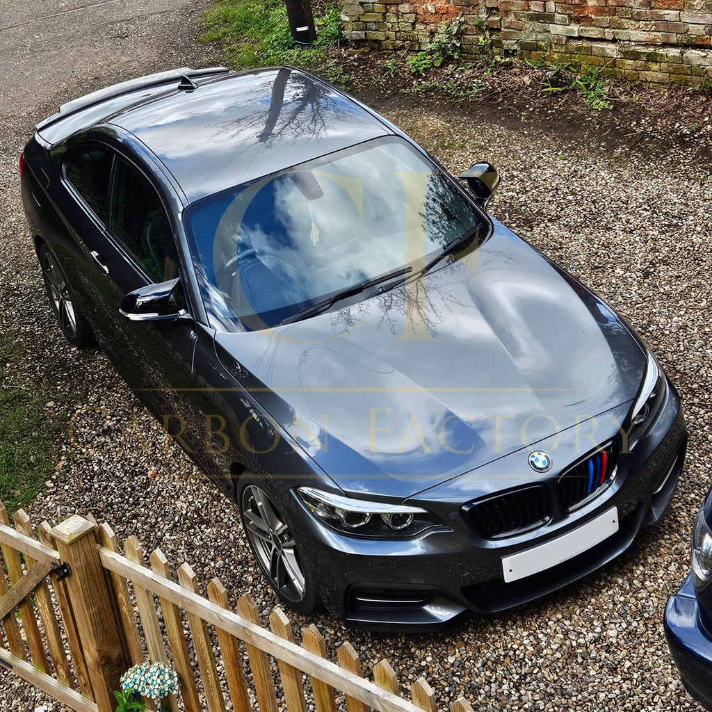 M4 Style Gloss Black Replacement Mirror Covers for BMW 1 2 3 4 Series
