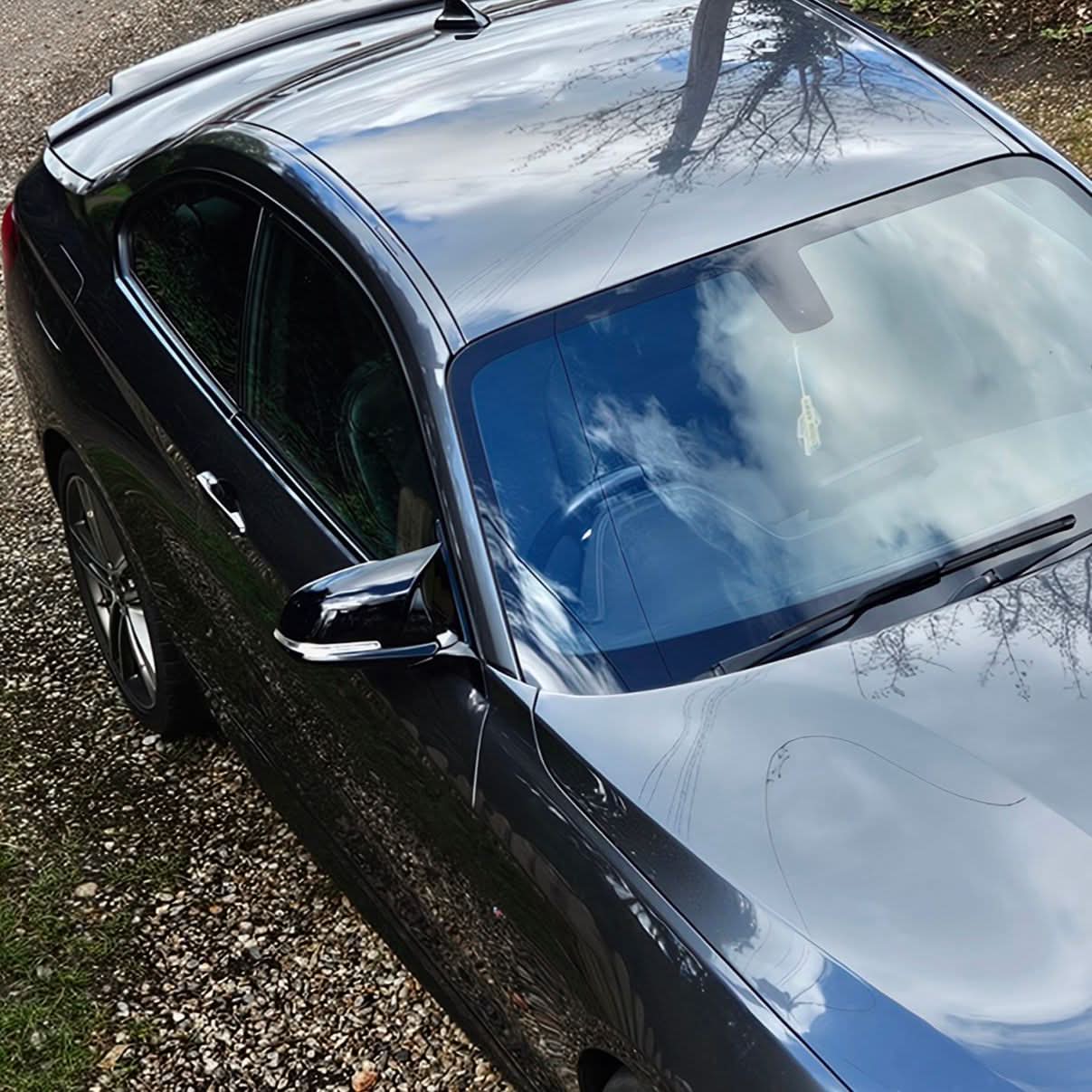 M4 Style Gloss Black Replacement Mirror Covers for BMW 1 2 3 4 Series