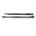 PORSCHE TAYCAN / TAYCAN 4 / TAYCAN 4S / TAYCAN GTS 2019+ CARBON FIBRE SIDE SKIRTS