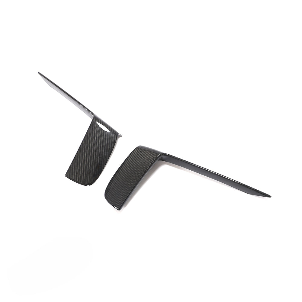 PORSCHE 911 991.2 GT3RS 2018-2020 CARBON FIBRE FRONT BUMPER TRIM COVERS