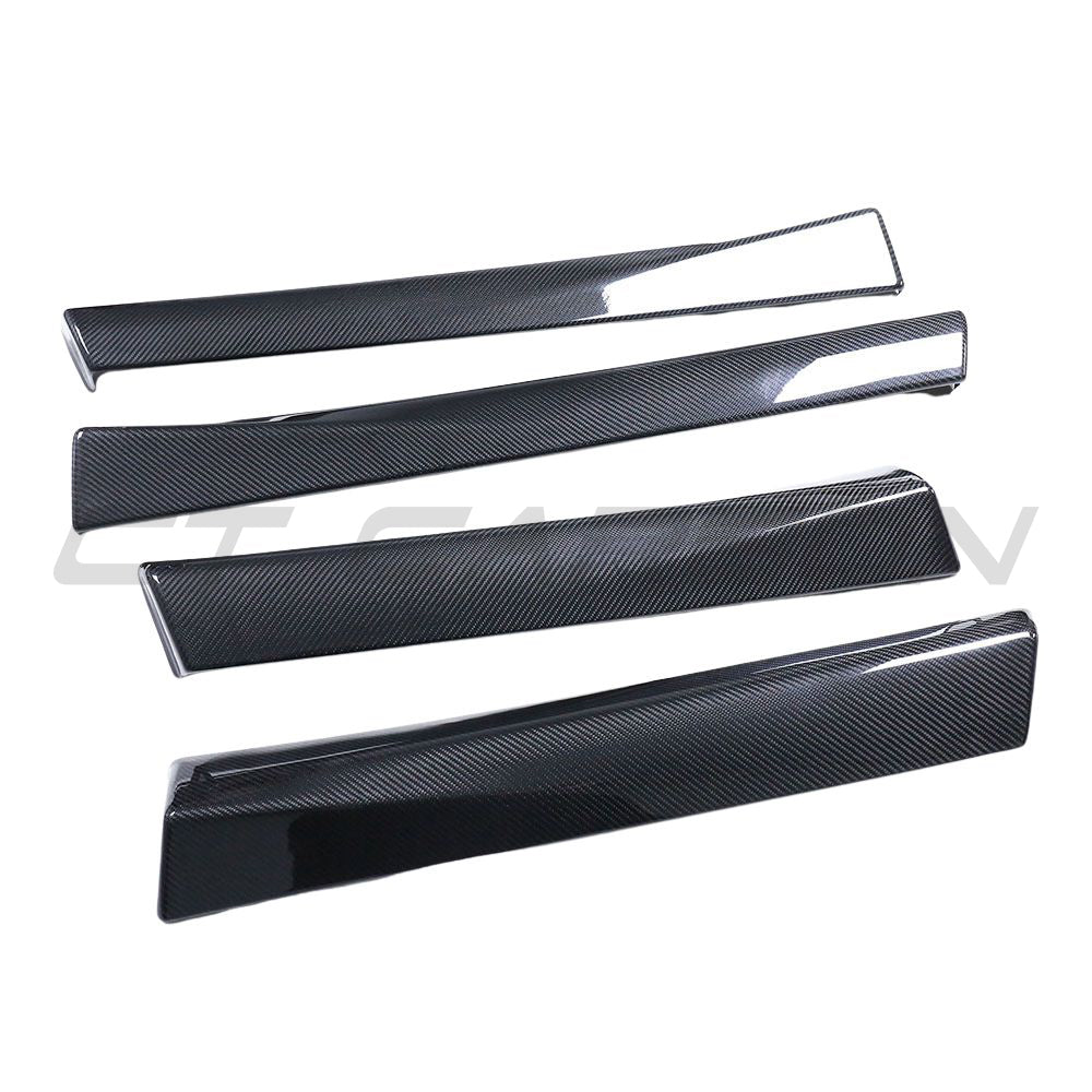 TESLA MODEL 3 2017-2023 CARBON FIBRE INTERIOR DOOR PANEL TRIM ADD ON