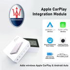 Wireless Apple CarPlay/Android Auto for Maserati Ghibli/Quattroporte (2014-2016)