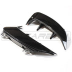 MERCEDES A-CLASS A35 W177 2018+ GLOSS BLACK REAR BUMPER CORNERS