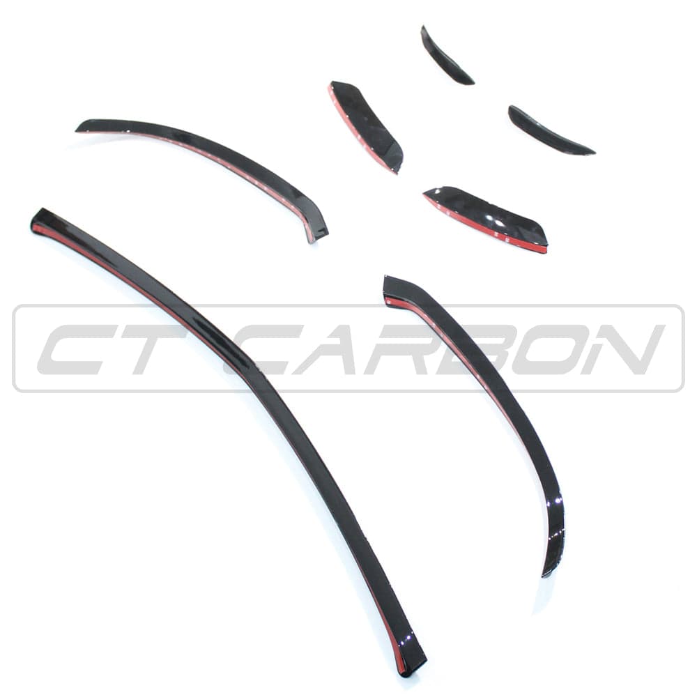 MERCEDES A-CLASS V177 & W177 2018-2022 GLOSS BLACK SPLITTER & CANARDS