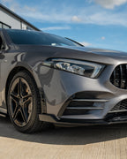 MERCEDES A-CLASS W177 2018-2022 GLOSS BLACK FRONT BUMPER VENTS