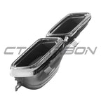 MERCEDES C-CLASS SALOON/ESTATE W205 GLOSS BLACK DIFFUSER & BLACK TIPS