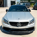 MERCEDES C63 W205 COUPE CARBON FIBRE SPLITTER - V2