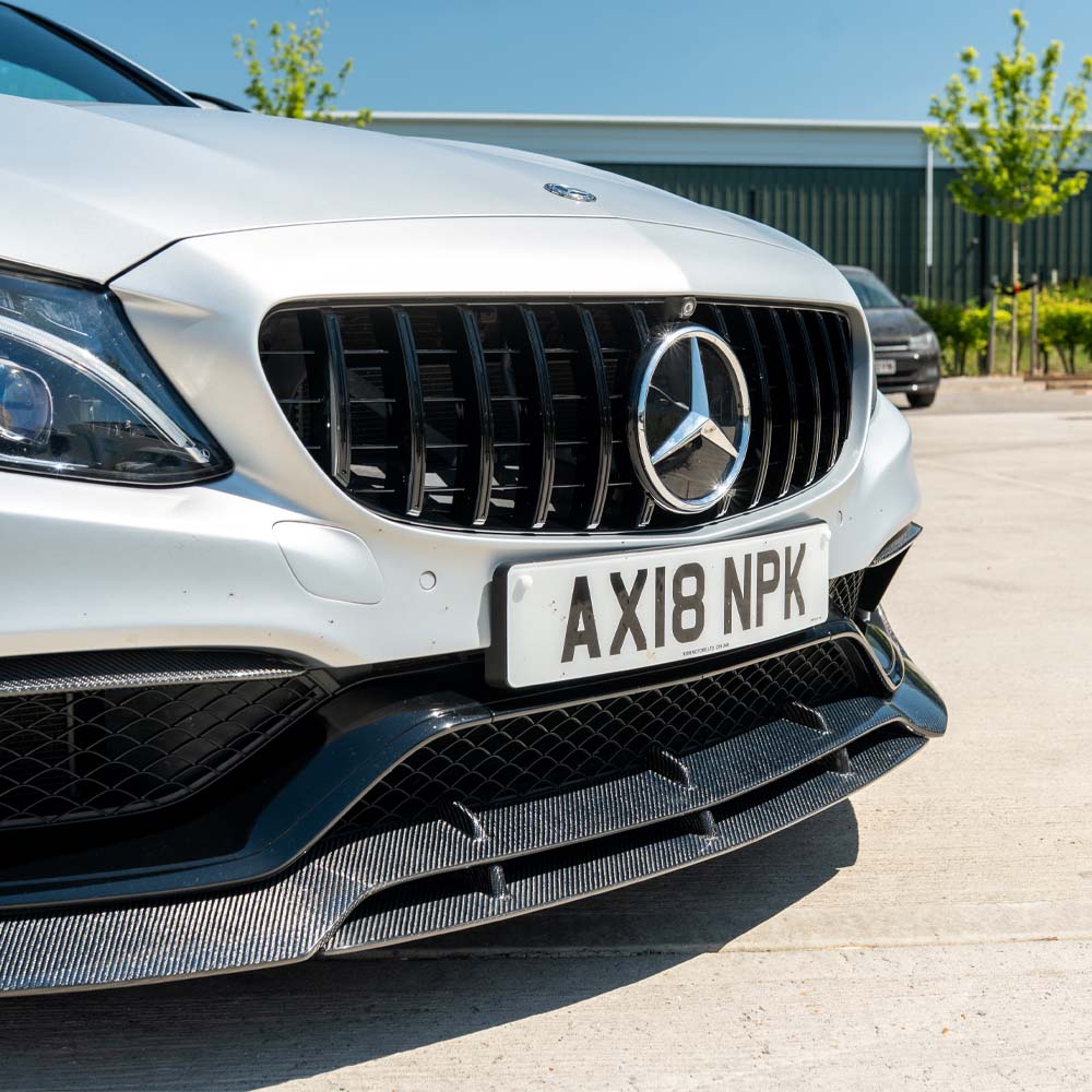 MERCEDES C63 W205 COUPE CARBON FIBRE SPLITTER - V2