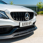 MERCEDES C63 W205 COUPE CARBON FIBRE SPLITTER - V2
