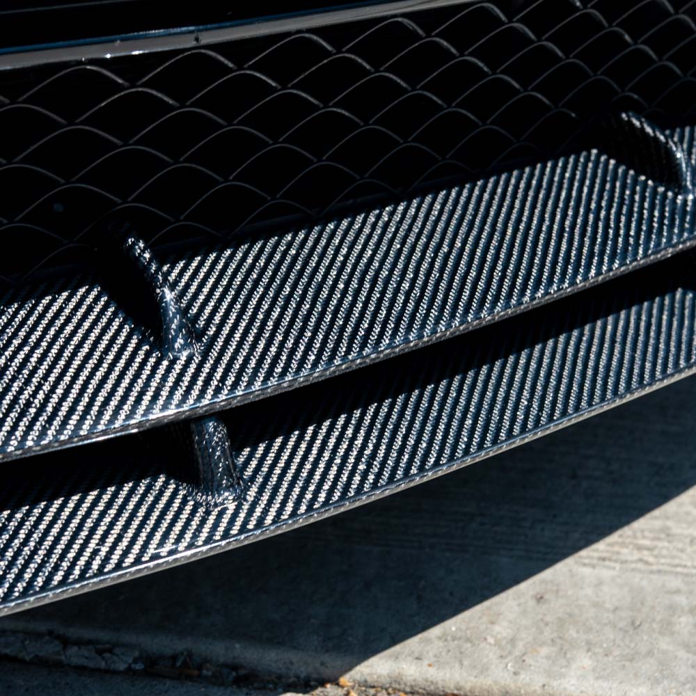 MERCEDES C63 W205 COUPE CARBON FIBRE SPLITTER - V2