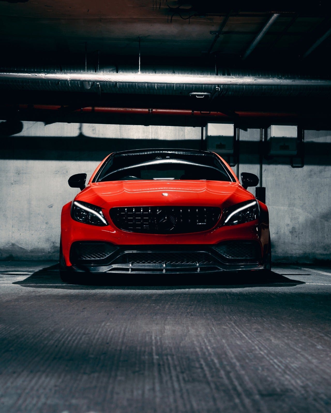 MERCEDES C63 W205 COUPE FACELIFT FULL CARBON FIBRE KIT V2