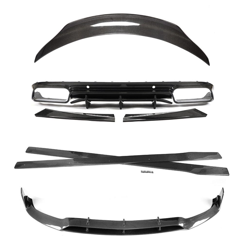 MERCEDES C63 W205 COUPE FACELIFT FULL CARBON FIBRE KIT V2