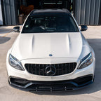 MERCEDES C63 W205 SALOON/ESTATE CARBON FIBRE SPLITTER - V1