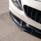 MERCEDES C63 W205 SALOON/ESTATE CARBON FIBRE SPLITTER - V1