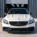 MERCEDES C63 W205 SALOON/ESTATE CARBON FIBRE SPLITTER - V1
