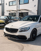 MERCEDES C63 W205 SALOON/ESTATE CARBON FIBRE SPLITTER - B-STYLE