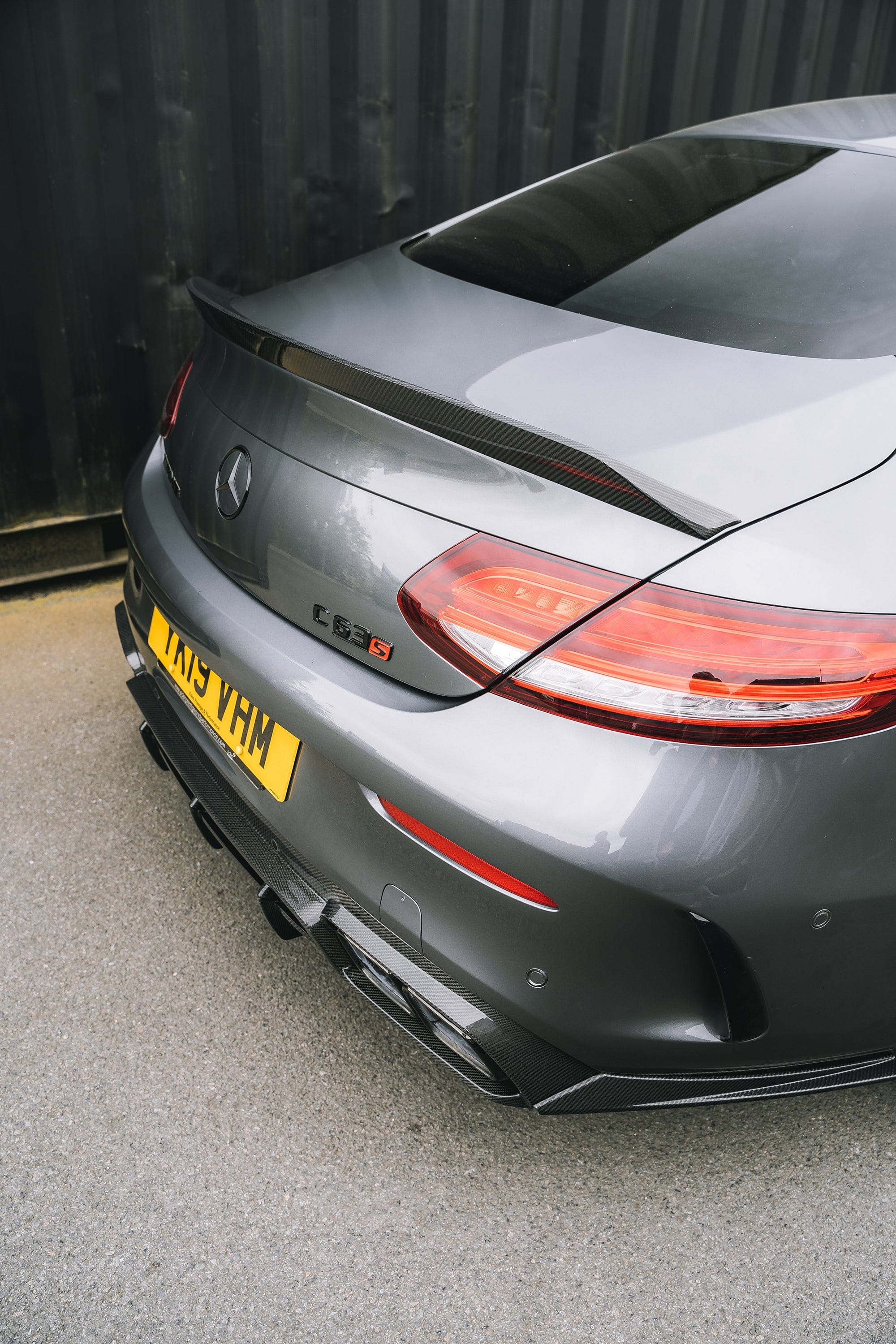 MERCEDES C63/C CLASS W205 CONVERTIBLE CARBON SPOILER - MO STYLE