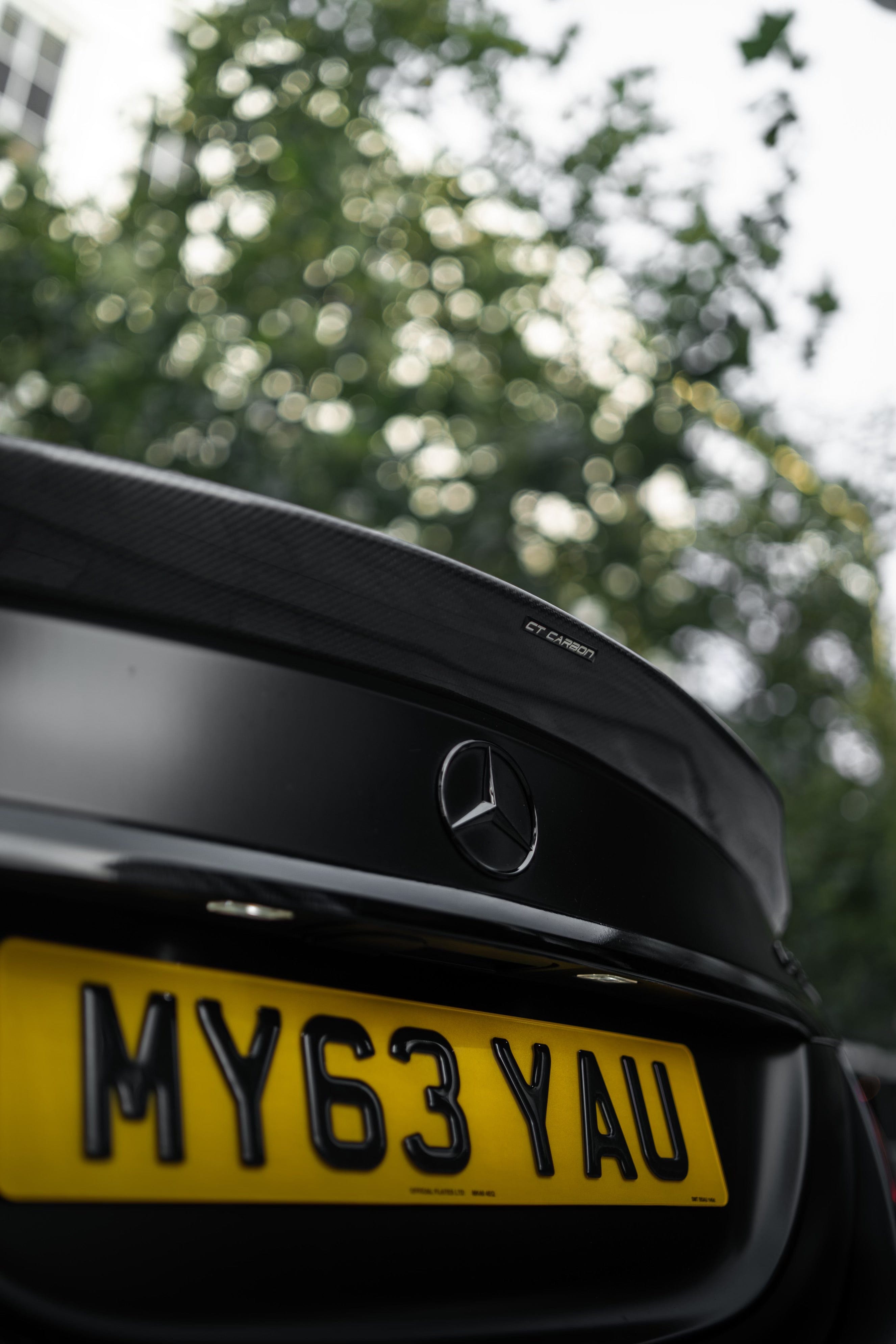 MERCEDES C63/C63S W205 SALOON CARBON SPOILER