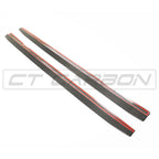 MERCEDES E63 W213 CARBON FIBRE SIDE SKIRTS - CT DESIGN