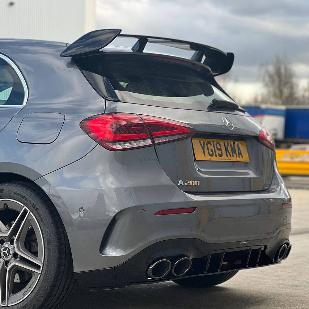MERCEDES W177 2018-2022 A-CLASS GLOSS BLACK KIT - BLAK BY CT