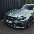 MERCEDES W205 C63 COUPE GLOSS BLACK SPLITTER