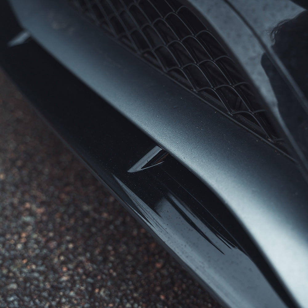 MERCEDES W205 C63 COUPE GLOSS BLACK SPLITTER