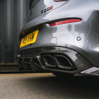 MERCEDES W205 C63 FACELIFT COUPE/CONVERTIBLE 2DR CARBON FIBRE DIFFUSER V2 - CT DESIGN