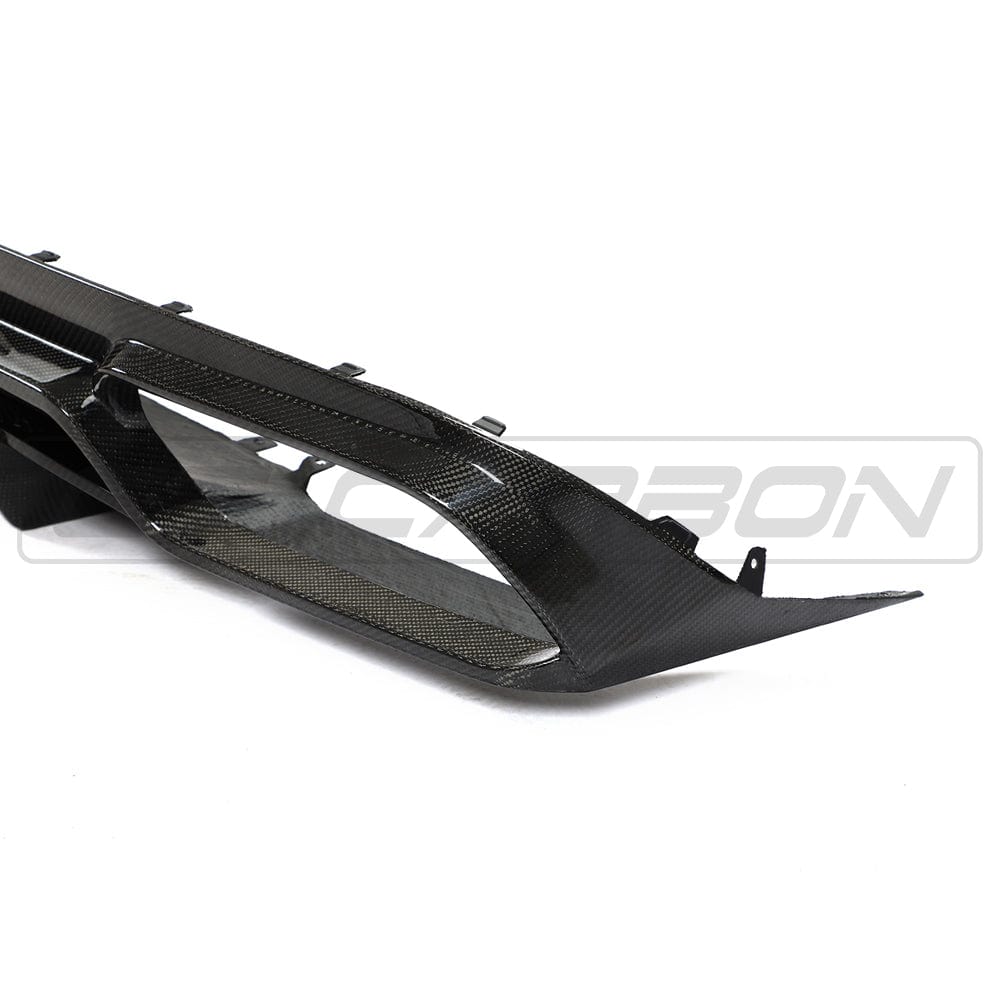 MERCEDES W205 C63 FACELIFT COUPE/CONVERTIBLE 2DR CARBON FIBRE DIFFUSER V2 - CT DESIGN