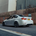 MHC+ BMW M3/M4 Aggressive 3 Piece Rear Diffuser Gloss Pre Preg Carbon Fibre (F80/F82/F83)