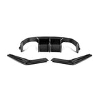 MHC+ BMW M3/M4 Aggressive 3 Piece Rear Diffuser Gloss Pre Preg Carbon Fibre (F80/F82/F83)