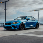 MHC+ BMW M2 Competition S55 GT Style Front Splitter In Gloss Pre Preg Carbon Fibre (F87C)