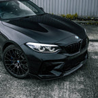 MHC+ BMW M2 Competition Performance Style Front Splitter In Gloss Pre Preg Carbon Fibre (F87C)
